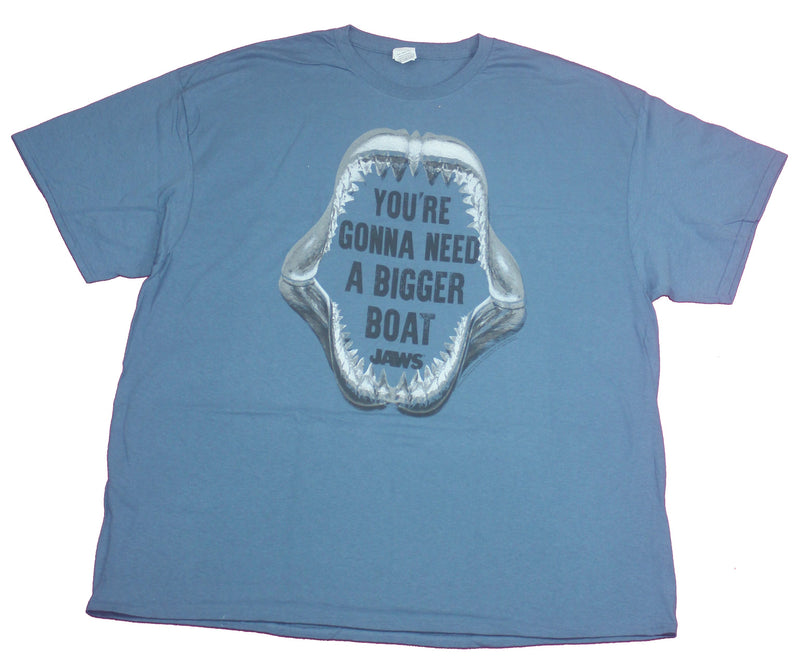 Jaws Mens T-Shirt- You're Gonna Need A Bigger Boat Shark Teeth Image - Inmyparentsbasement.com