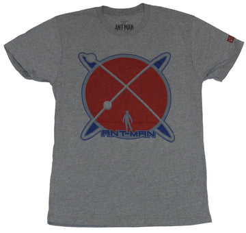 Ant-Man (Marvel Comics) Mens T-Shirt  - Standing in Shadow of Pym Particle