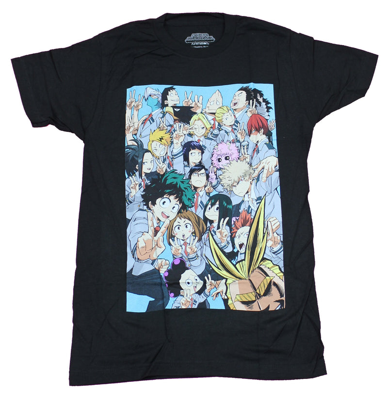 My Hero Academia Mens T-Shirt - Giant Class Group !-A Student Box