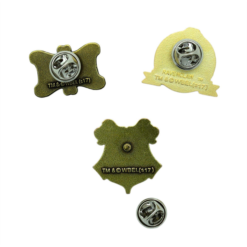 Harry Potter Gryffindor Lapel Pin Set | Courage, Hogwarts Logo Crest - Inmyparentsbasement.com