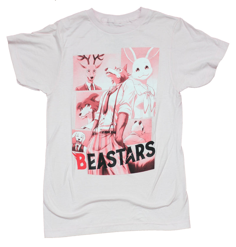 Beastars Mens T-Shirt - Standing Collage Group Over Name - Inmyparentsbasement.com