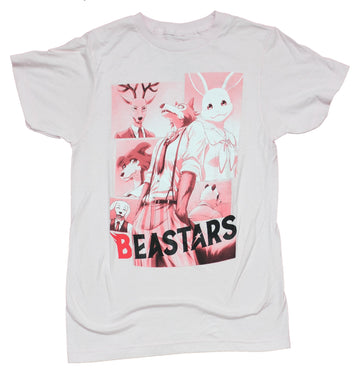 Beastars Mens T-Shirt - Standing Collage Group Over Name