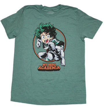 My Hero Academia Mens T-Shirt - Deku Circle Attack