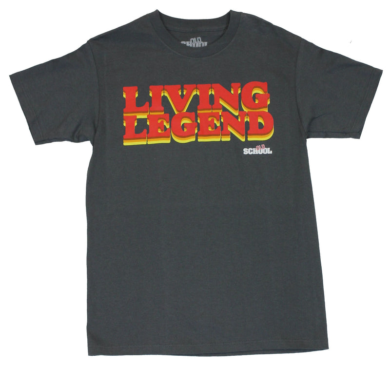 Old School Mens T-Shirt -  Living Legend  Logo - Inmyparentsbasement.com