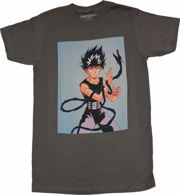 Yu Yu Hakusho Mens T-Shirt - Yuske Snaking Stance