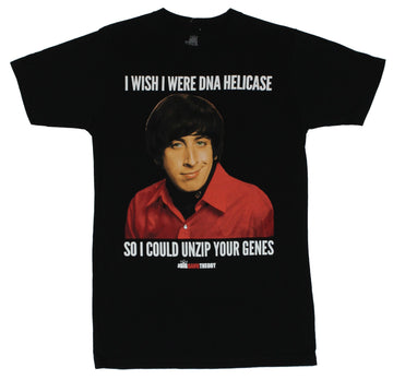 Big Bang Theory Mens T-Shirt - "I Wish I Were a DNA Helicase?."  Raj Image