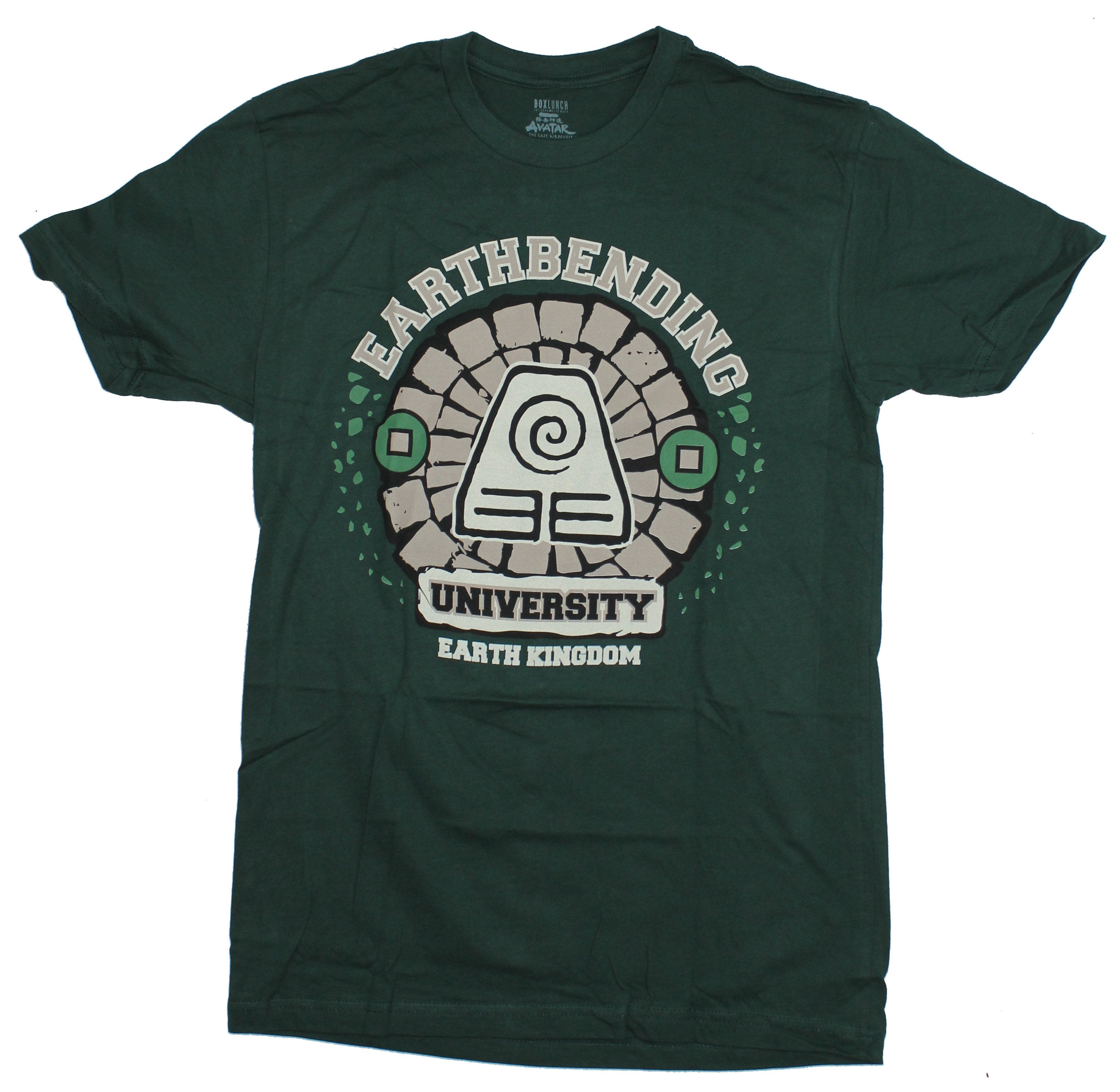 Avatar The Last Airbender Mens T-Shirt - Earthbending University Team Shirt