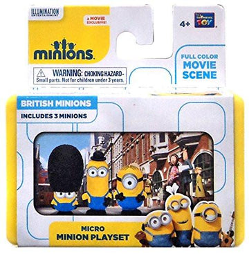 Despicable Me Minions Movie British Minions 2" Micro Playset