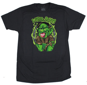 Hearthstone Mens T-Shirt - I Feel Icky Leper Gnome Crest