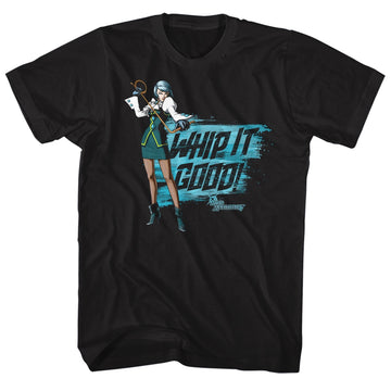 Ace Attorney Mens S/S T-Shirt - Whip It - Solid Black