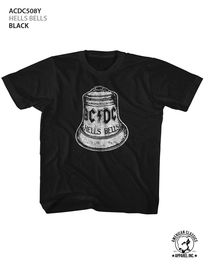AC/DC Toddler S/S T-Shirt - Hells Bells - Solid Black