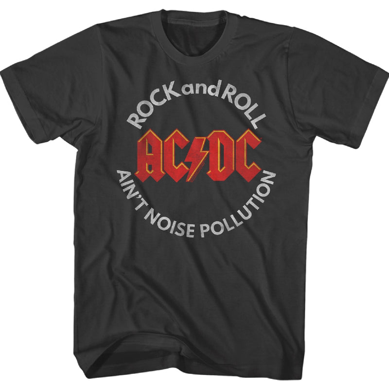 AC/DC Mens S/S T-Shirt - Noise Pollution - Solid Smoke