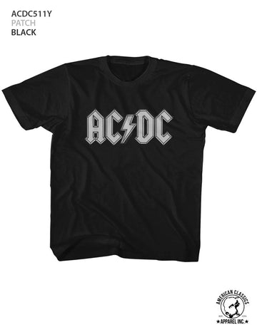 AC/DC Toddler S/S T-Shirt - Patch - Solid Black