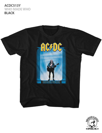 AC/DC Toddler S/S T-Shirt - Who Made Who - Solid Black