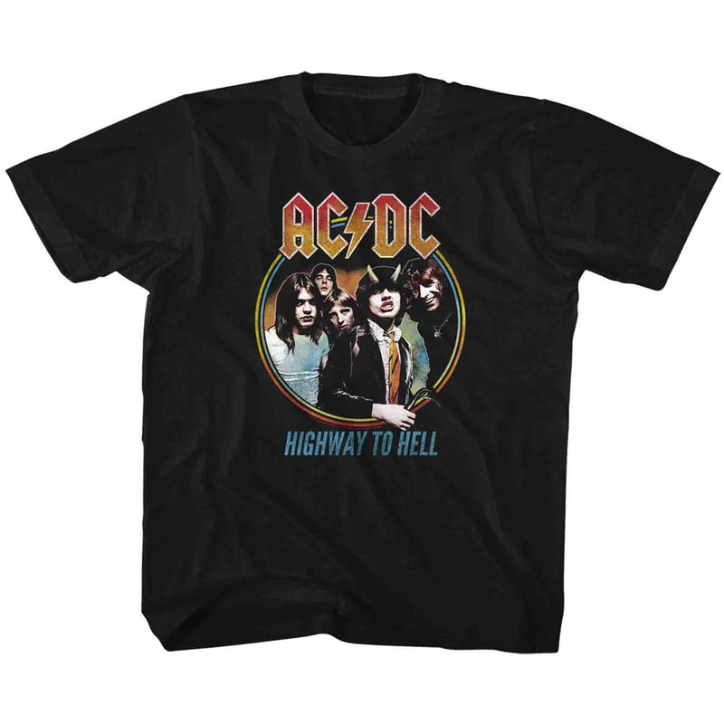 AC/DC Toddler S/S T-Shirt - Highway To Hell Tricolor - Solid Black
