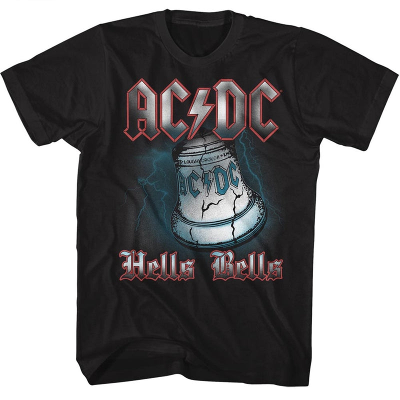 AC/DC Mens S/S T-Shirt - Hells Bells - Solid Black