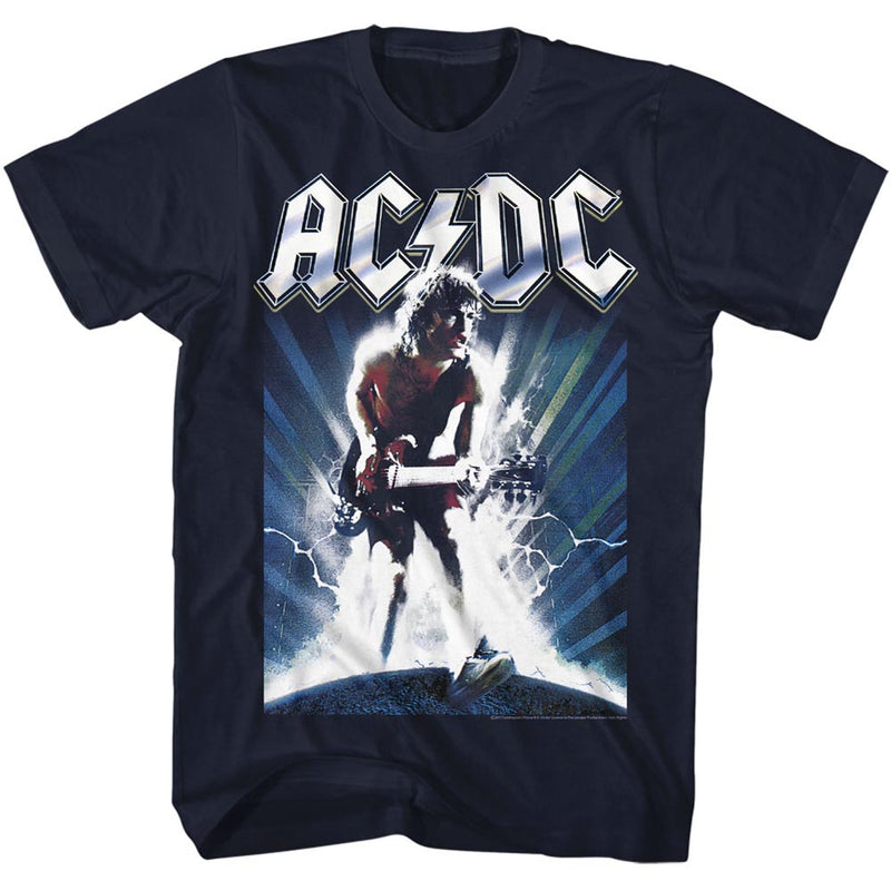 AC/DC Mens S/S T-Shirt - AC/DCAC/DC - Solid Navy