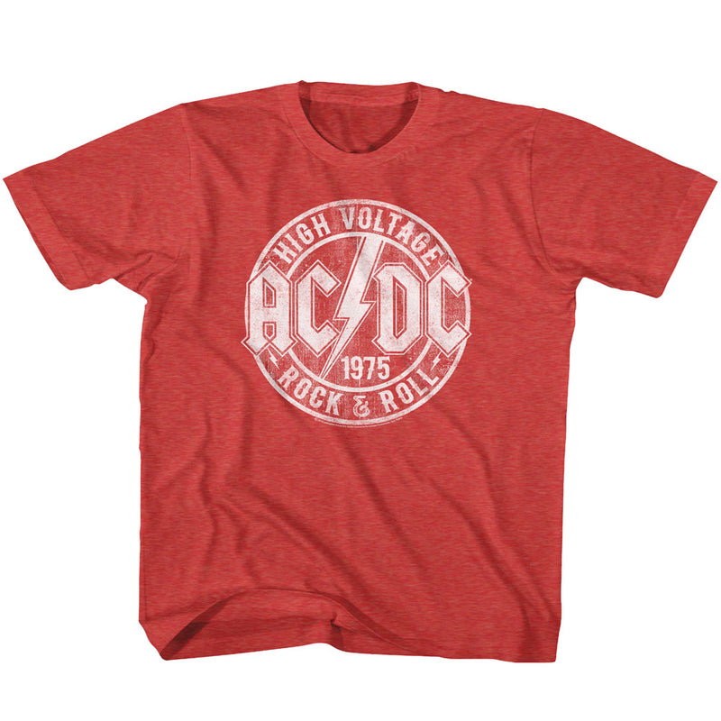 AC/DC Toddler S/S T-Shirt - R&R - Heather Vintage Red