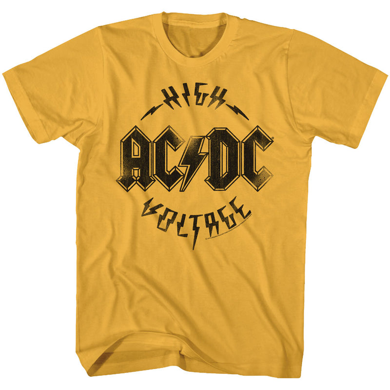 AC/DC Mens S/S T-Shirt - AC/DChv - Solid Ginger