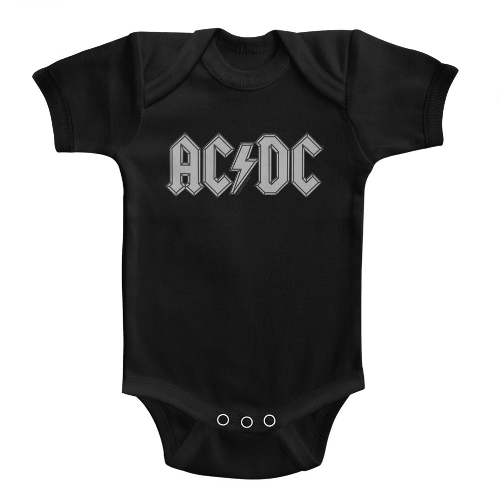 AC/DC Infant S/S Bodysuit - Noise Pollution - Solid Black