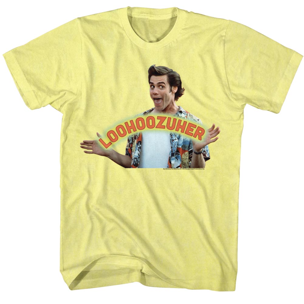 Ace Ventura Mens S/S T-Shirt - Loser - Heather Yellow Heather