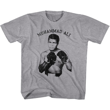 Muhammad Ali Toddler S/S T-Shirt - Ali! Nough Said - Heather Gray Heather