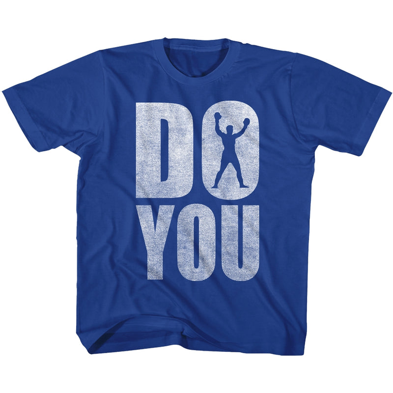 Muhammad Ali Toddler S/S T-Shirt - Do You - Solid Royal