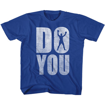Muhammad Ali Youth S/S T-Shirt - Do You - Solid Royal
