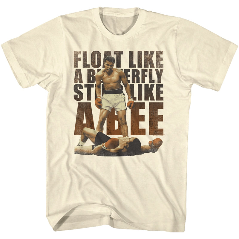 Muhammad Ali Mens S/S T-Shirt - I See You - Solid Natural