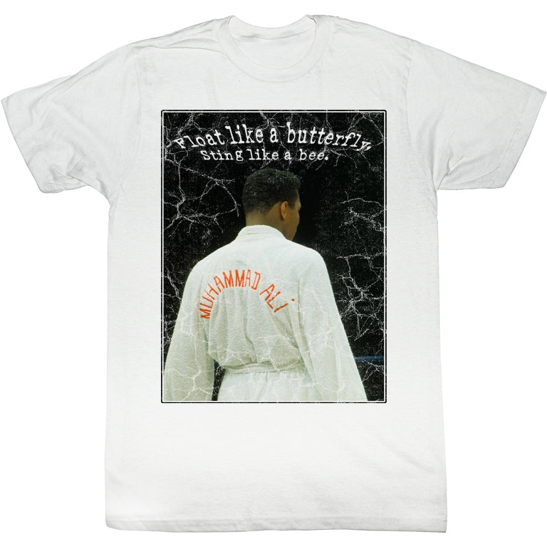 Muhammad Ali Mens S/S T-Shirt - Champ - Solid White