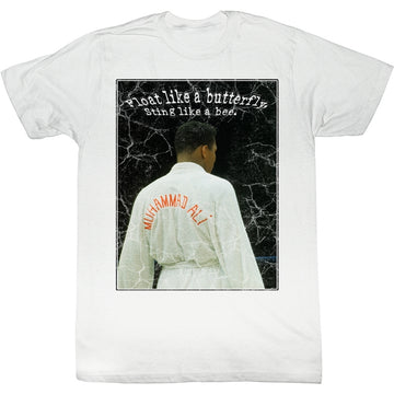 Muhammad Ali Mens S/S T-Shirt - Champ - Solid White