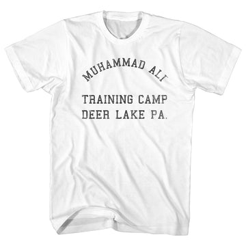 Muhammad Ali Mens S/S T-Shirt - Deer Lake - Solid White