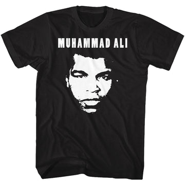 Muhammad Ali Mens S/S T-Shirt - Of All Time - Solid Black