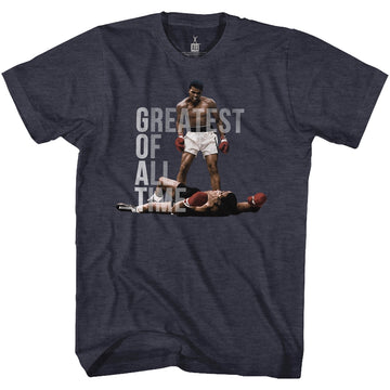 Muhammad Ali Mens S/S T-Shirt - Goat - Heather Navy Heather