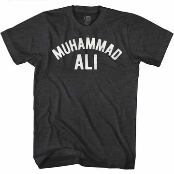 Muhammad Ali Mens S/S T-Shirt - Ali - Heather Black Heather