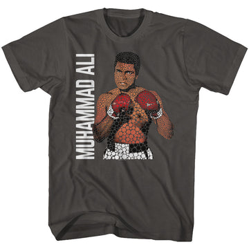 Muhammad Ali Mens S/S T-Shirt - Round One - Solid Smoke