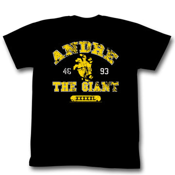 Andre The Giant Mens S/S T-Shirt - Hand - Solid Black