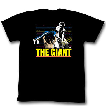 Andre The Giant Mens S/S T-Shirt - Giant F - Solid Black