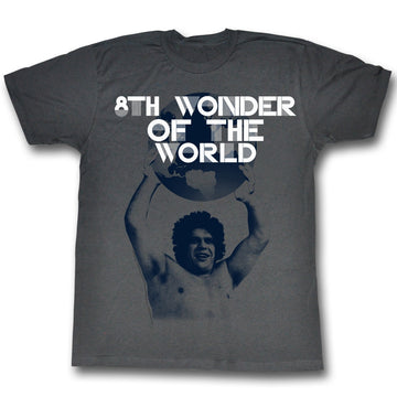 Andre The Giant Mens S/S T-Shirt - World Cup - Heather Graphite Heather
