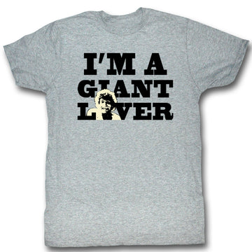 Andre The Giant Mens S/S T-Shirt - Giant Lover - Heather Gray Heather