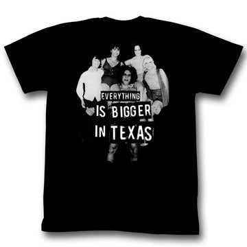 Andre The Giant Mens S/S T-Shirt - Big Texas - Solid Black