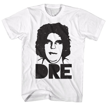 Andre The Giant Mens S/S T-Shirt - Big Dre - Solid White