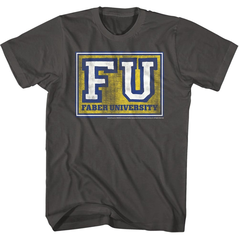 Animal House Mens S/S T-Shirt - Fu - Solid Smoke
