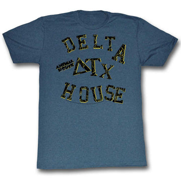 Animal House Mens S/S T-Shirt - Smashed - Heather Navy Heather