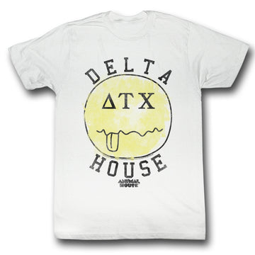 Animal House Mens S/S T-Shirt - Bleh - Solid White