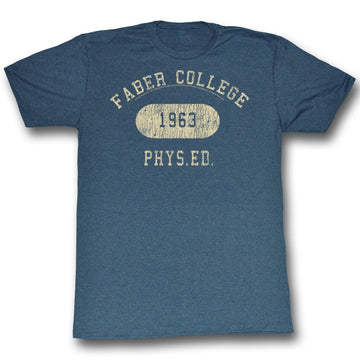 Animal House Mens S/S T-Shirt - Faber Phys Ed - Solid Navy