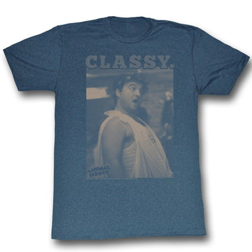 Animal House Mens S/S T-Shirt - Classy - Heather Navy Heather