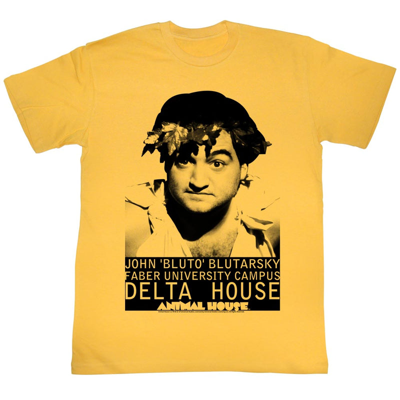 Animal House Mens S/S T-Shirt - Face - Solid Ginger