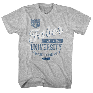 Animal House Mens S/S T-Shirt - Fu - Heather Gray Heather