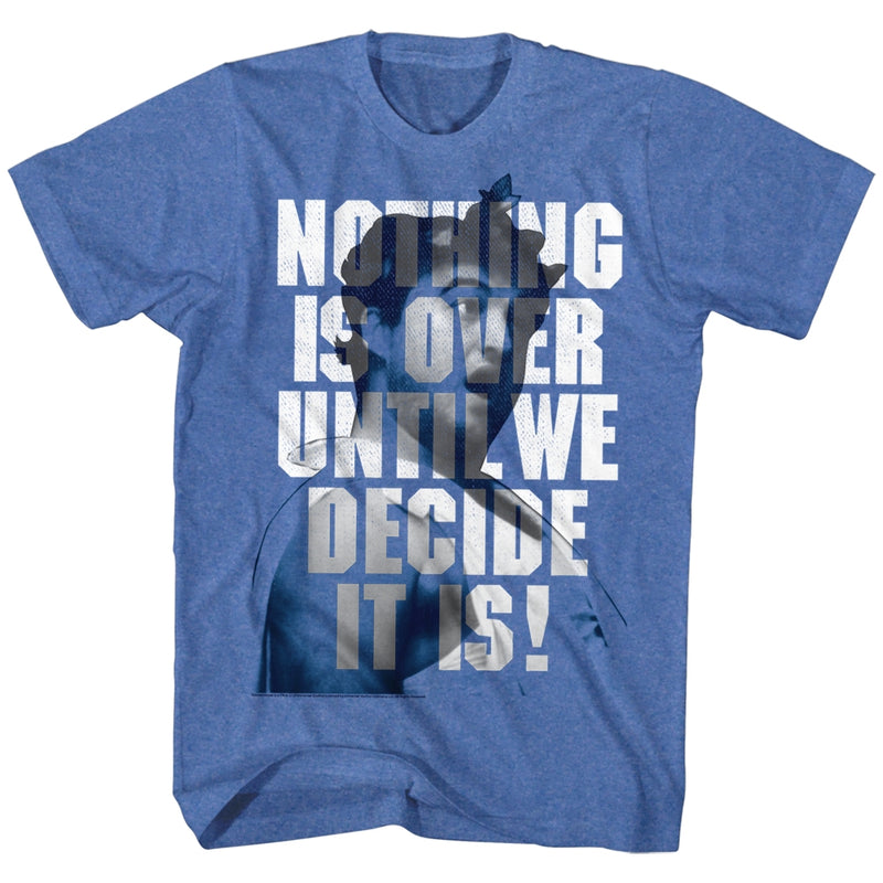 Animal House Mens S/S T-Shirt - Nothing - Heather Royal Heather
